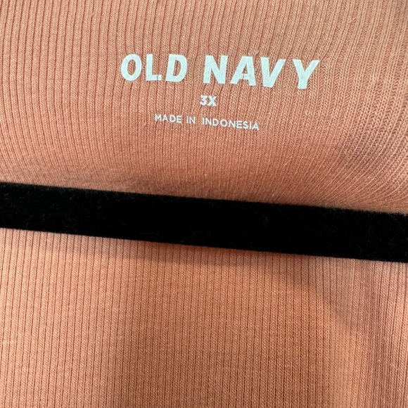 💎 Old Navy Fitted Long Sleeve Rib Knit Top Pink - Picture 5 of 11